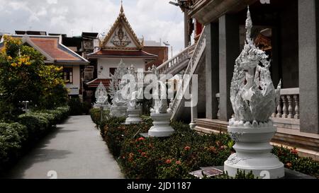 Wat Suthiwararam Charoen Krung Road, Yan Nawa, Sathon, Bangkok Thailandia Foto Stock