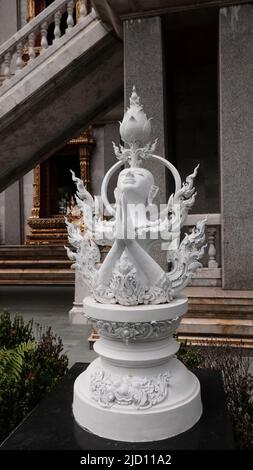 Wat Suthiwararam Charoen Krung Road, Yan Nawa, Sathon, Bangkok Thailandia Foto Stock