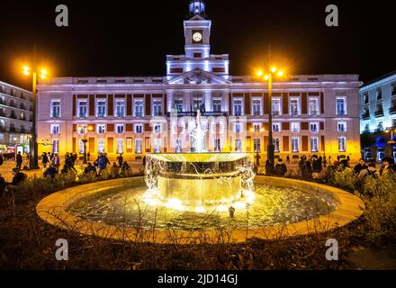 Real Casa de Correos a Puerta del Sol, Madrid, Spagna Foto Stock