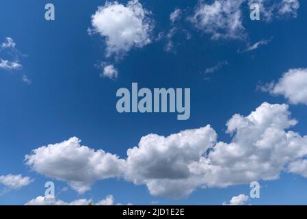 Stratocumulus nuvole, Baviera, Germania Foto Stock