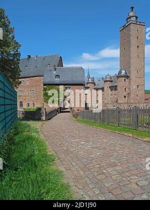 Castello, Keep, Steinau an der Strasse, Assia, Germania Foto Stock