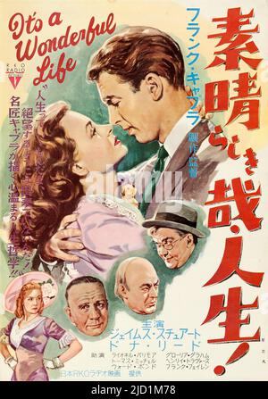 JAMES STEWART e DONNA REED in IT'S A WONDERFUL LIFE (1946), diretto da FRANK CAPRA. Credito: RKO / Album Foto Stock