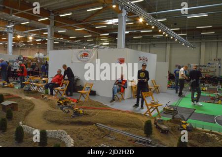 Modello costruzione fiera inbad Salzuflen 2022 Foto Stock