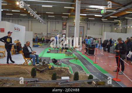 Modello costruzione fiera inbad Salzuflen 2022 Foto Stock