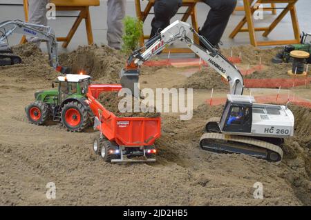 Modello costruzione fiera inbad Salzuflen 2022 Foto Stock