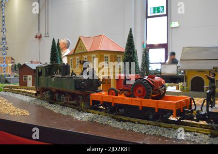 Mostra modellistica di costruzione a Bad Salzuflen 2022. Foto Stock