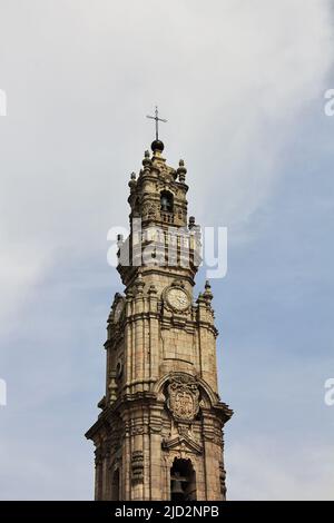 Torre dos Clerigos a Porto, Portogallo Foto Stock