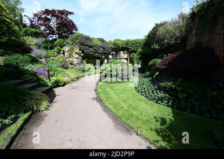 Hever, Kent, UK- Giugno 17 2022: Hever Castle nel kent la casa d'infanzia di Anne Boleyn. Foto Stock