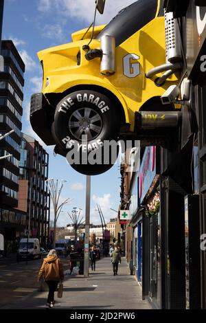 The Garage Nightclub on Sauchiehall Street, a Glasgow, Scozia, 8 aprile 2022. N55°51,956' W4°16,132' Foto Stock