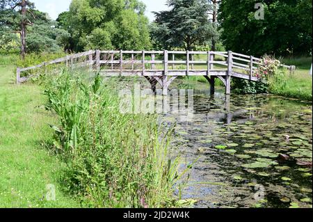 Hever, Kent, UK- Giugno 17 2022: Hever Castle nel kent la casa d'infanzia di Anne Boleyn. Foto Stock