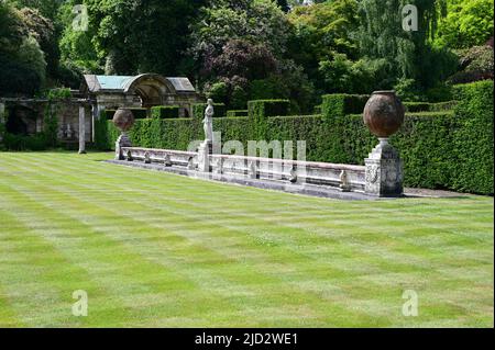 Hever, Kent, UK- Giugno 17 2022: Hever Castle nel kent la casa d'infanzia di Anne Boleyn. Foto Stock