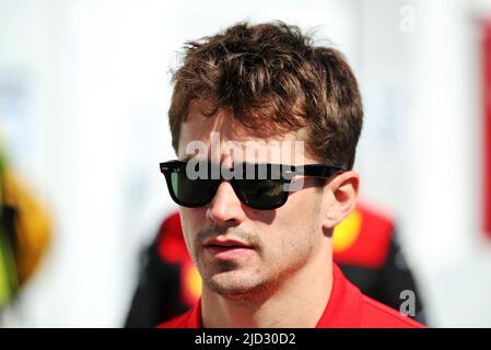 Montreal, Canada. 17th giugno 2022. Charles Leclerc (MON) Ferrari. Gran Premio del Canada, venerdì 17th giugno 2022. Montreal, Canada. Credit: James Moy/Alamy Live News Foto Stock