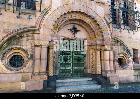 Portale dell ordinariato archivista Friburgo in Breisgau. Baden Wuerttemberg, Germania, Europa Foto Stock