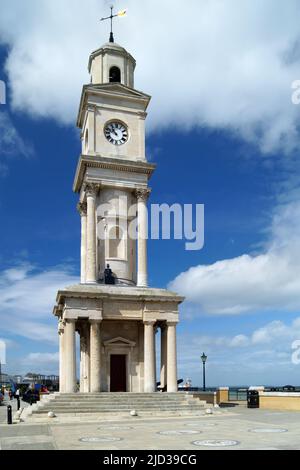 Regno Unito, Kent, Torre dell'orologio di Herne Bay Foto Stock