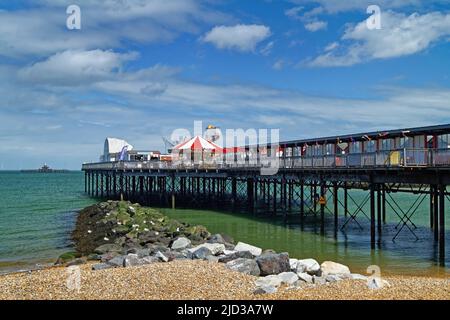 UK, Kent, Herne Bay Pier Foto Stock