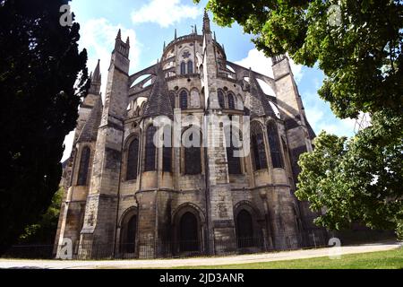 Cattedrale di Bourges nel centro della Francia Foto Stock