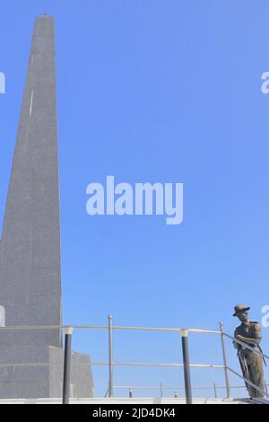 memoriale di guerra del circuito di batasia, deve visitare il luogo della stazione della collina di darjeeling, bengala occidentale in india Foto Stock