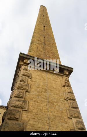 Salts Mill camino, parte della splendida architettura di Saltaire, un modello vittoriano villaggio, Shipley, Bradford, West Yorkshire, Inghilterra. Foto Stock