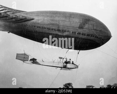 Un veliero 'Baby' dell'esercito britannico a Farnborough nel 1909. Foto Stock