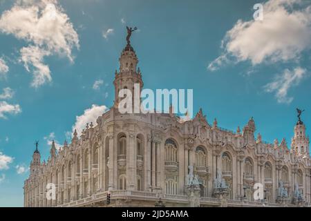 Il bellissimo Gran Teatro de la Habana a l'Avana, Cuba Foto Stock