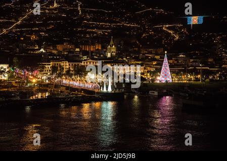 Natale a Funchal Foto Stock