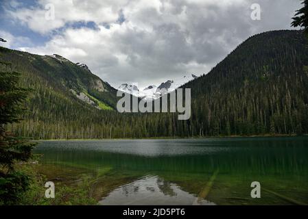 I laghi Joffre - i laghi glaciali più accessibili in tutta la Columbia Britannica Foto Stock