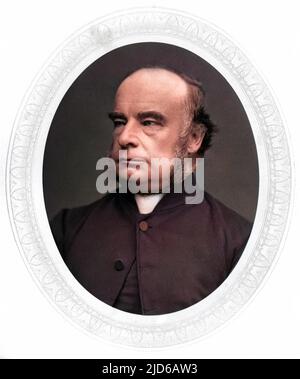 WILLIAM CONNOR MAGEE churchman, vescovo di Peterborough, poi arcivescovo di York. Versione colorata di : 10164103 Data: 1821 - 1891 Foto Stock