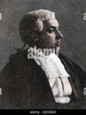 JAMES lord MATHEW avvocato Colorizzato versione di : 10164662 Data: 1830 - 1908 Foto Stock