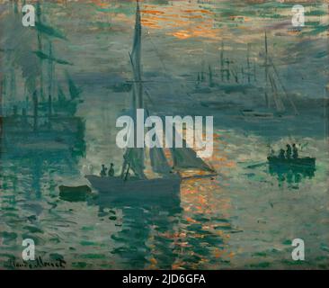 Alba (Marina). Claude Monet. 1873 Foto Stock