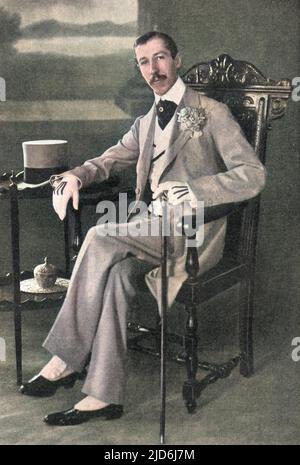 Il marchese di Anglesey del 5th, Henry Paget, nel gioco, 'il matrimonio di Kitty', in cui egli stava girando, donando i proventi alla carità. Versione colorata di: 10530171 Data: Set-03 Foto Stock