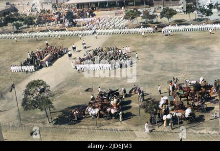 Spettacolo militare egiziano o Jamboree Colored versione di: 10638405 Data: Circa 1920s Foto Stock