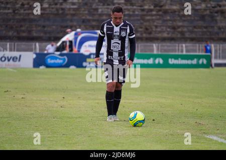 Limeira, Brasile. 18th giugno 2022. SP - Limeira - 06/18/2022 - BRASILIANO D 2022, INTER DE LIMEIRA X FERROVIARIA - gioco tra Inter de Limeira e Ferroviaria, valido per la serie Brasileirao D 2022, allo stadio Major Levy Sobrinho, a Limeira Foto: Roberto Gardinalli/AGIF/Sipa USA Credit: Sipa USA/Alamy Live News Foto Stock