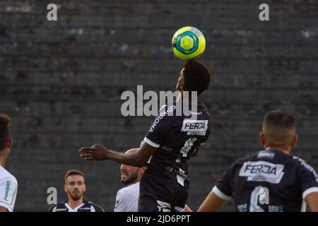 Limeira, Brasile. 18th giugno 2022. SP - Limeira - 06/18/2022 - BRASILIANO D 2022, INTER DE LIMEIRA X FERROVIARIA - gioco tra Inter de Limeira e Ferroviaria, valido per la serie Brasileirao D 2022, allo stadio Major Levy Sobrinho, a Limeira Foto: Roberto Gardinalli/AGIF/Sipa USA Credit: Sipa USA/Alamy Live News Foto Stock