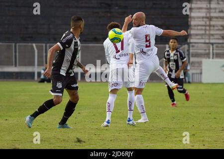 Limeira, Brasile. 18th giugno 2022. SP - Limeira - 06/18/2022 - BRASILIANO D 2022, INTER DE LIMEIRA X FERROVIARIA - gioco tra Inter de Limeira e Ferroviaria, valido per la serie Brasileirao D 2022, allo stadio Major Levy Sobrinho, a Limeira Foto: Roberto Gardinalli/AGIF/Sipa USA Credit: Sipa USA/Alamy Live News Foto Stock