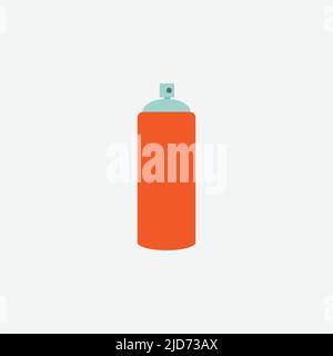 Icona vernice spray, concetto di costruzione, stile piatto. - Vettore. Illustrazione vettoriale Illustrazione Vettoriale