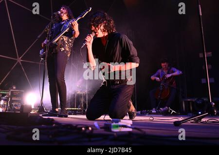 Roma, Italia. 17th giugno 2022. Motta durante il Tour Estivo 2022, al Vila Ada Festival, 17th giugno, Roma, Italia. Credit: Independent Photo Agency/Alamy Live News Foto Stock