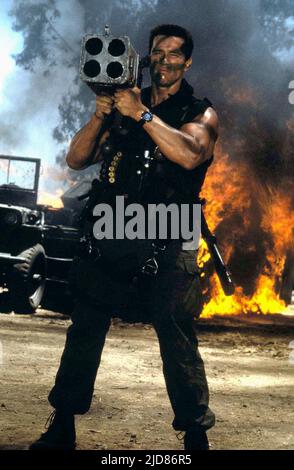 ARNOLD SCHWARZENEGGER, COMMANDO, 1985, Foto Stock