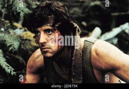 SYLVESTER STALLONE, FIRST BLOOD, 1982, Foto Stock