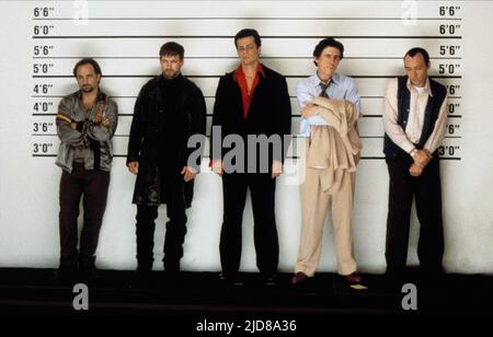 POLLAK,BALDWIN,TORO,BYRNE,SPACEY, i soliti sospetti, 1995 Foto Stock