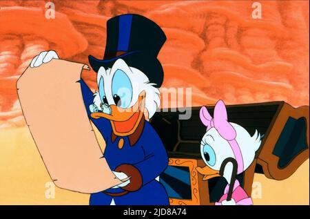 MCDUCK,VANDERQUACK, DUCKTALES IL FILMATO: tesoro della lampada perduta, 1990 Foto Stock