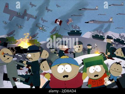 CARTMAN,KYLE,IKE, south park: più grande e più intonso, 1999 Foto Stock