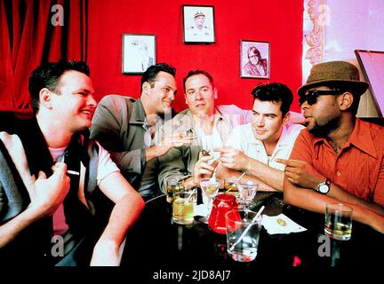 Avvisatore acustico,VAUGHN,FAVREAU,deserto, Swingers, 1996 Foto Stock