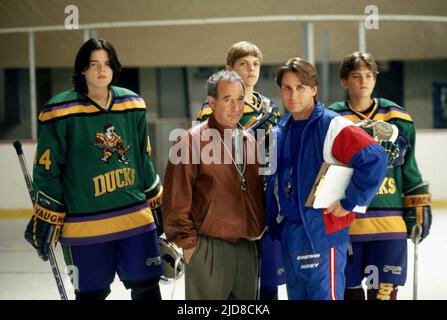 TUCKER,ESTEVEZ,JACKSON, D2: il Mighty Ducks, 1994 Foto Stock