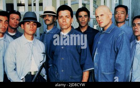 In scena con Edward James Olmos, AMERICAN ME, 1992 Foto Stock