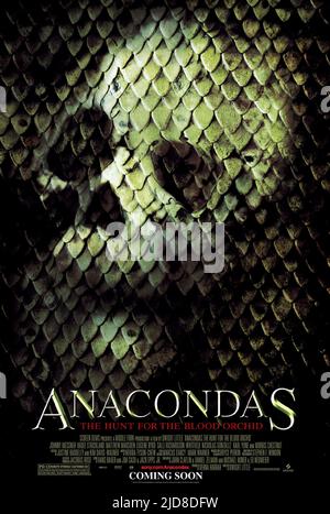 POSTER DEL FILM, ANACONDAS: LA CACCIA PER IL SANGUE ORCHID, 2004, Foto Stock