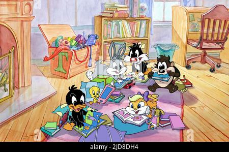 DAFFY,TWEETY,BUGS,SYLVESTER,LOLA,TAZ, BABY LOONEY TUNES, 2002, Foto Stock