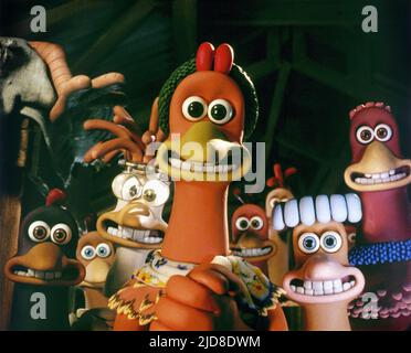 MAC,ZENZERO,BABS,BUNTY, CORSA DI POLLO, 2000, Foto Stock