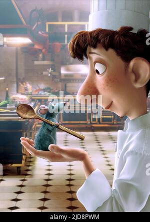 REMY, LINGUINI, RATATOUILLE, 2007, Foto Stock