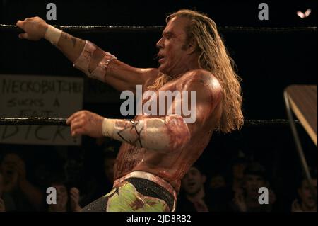 MICKEY ROURKE, IL WRESTLER, 2008, Foto Stock