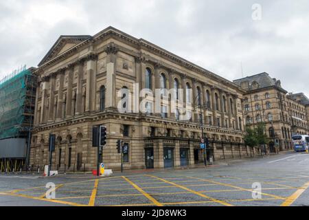 St George's Hall a Bradford, West Yorkshire, Inghilterra. Foto Stock